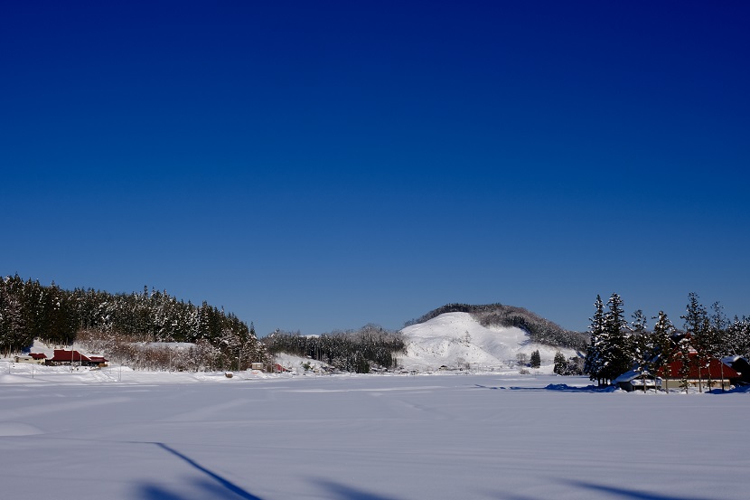 x-t4で撮影の雪景色の風景写真