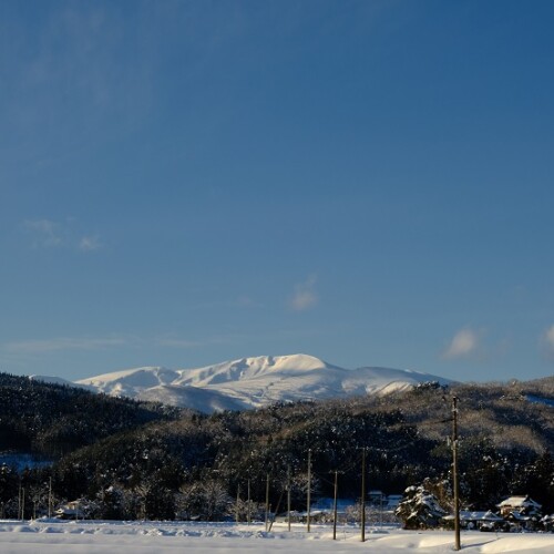 x-t4で撮影の2021栗駒山の雪景色の写真