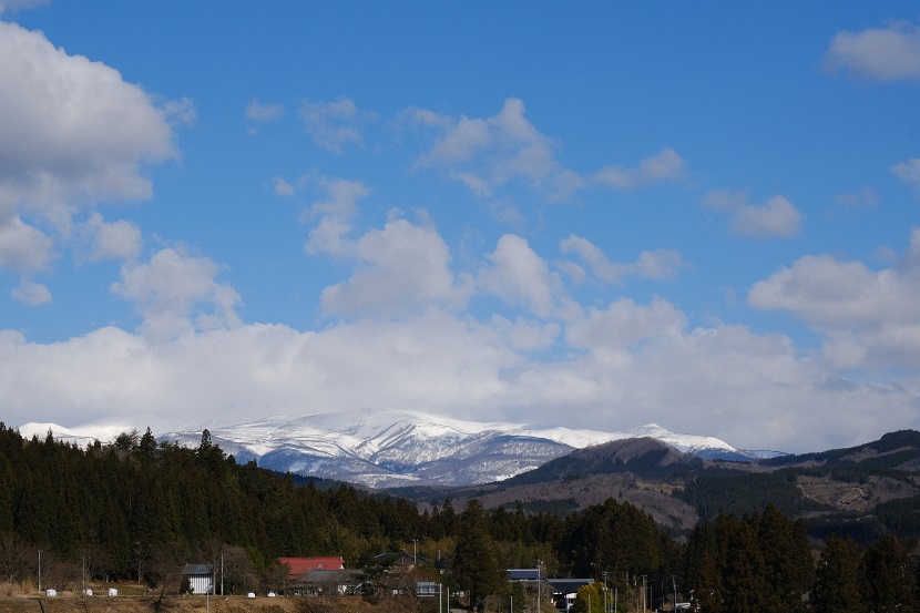 栗駒山の二月の写真