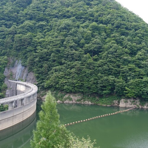 鳴子ダムの7月の風景写真