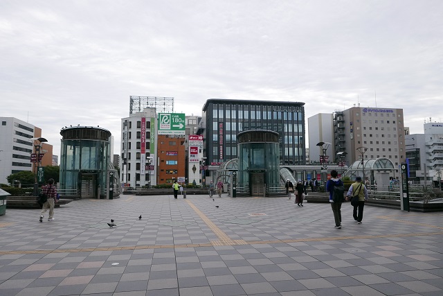仙台駅東口に出た場所の写真