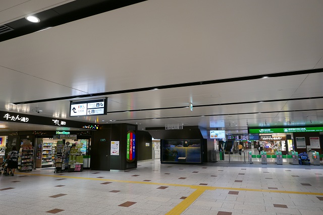 仙台駅新幹線中央改札の風景写真
