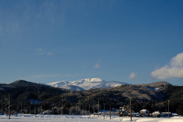 二月の栗駒山の写真