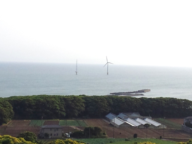 洋上風力発電のイメージ写真