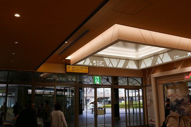 仙台駅のマツキヨの場所の写真
