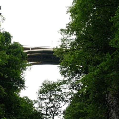 鳴子大橋の8月の写真