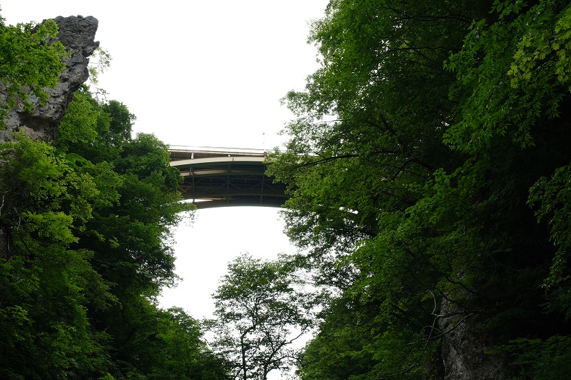 鳴子大橋の8月の写真