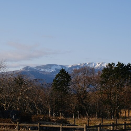 栗駒山の11月の風景写真