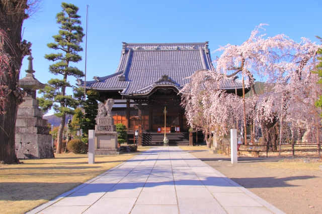 松本市の兎川寺の写真