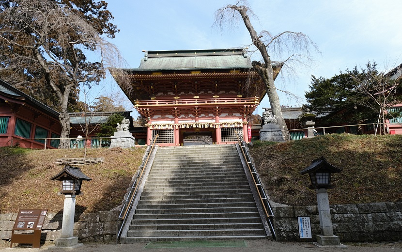 塩釜神社のもんの写真