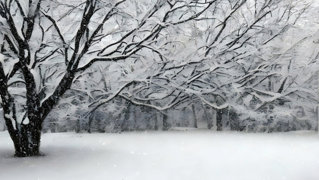 冬の雪景色の写真