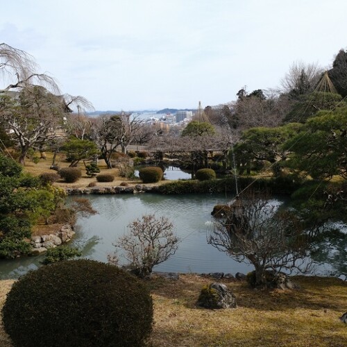 塩釜神社の庭園の風景写真4