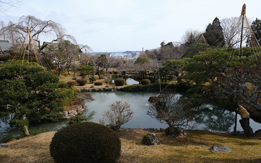 塩釜神社の庭園の風景写真4