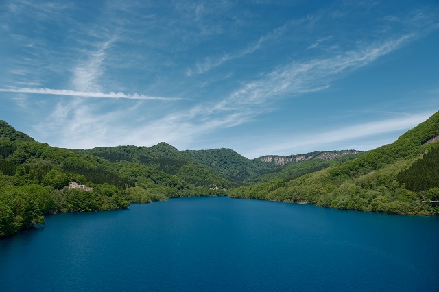 宝仙湖の風景写真