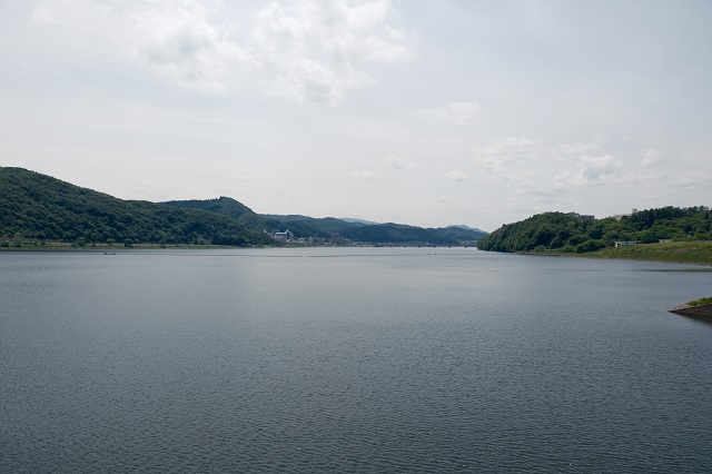 御所湖の風景写真