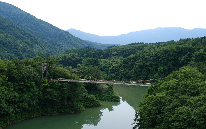 鳴子ダムの７月の風景写真