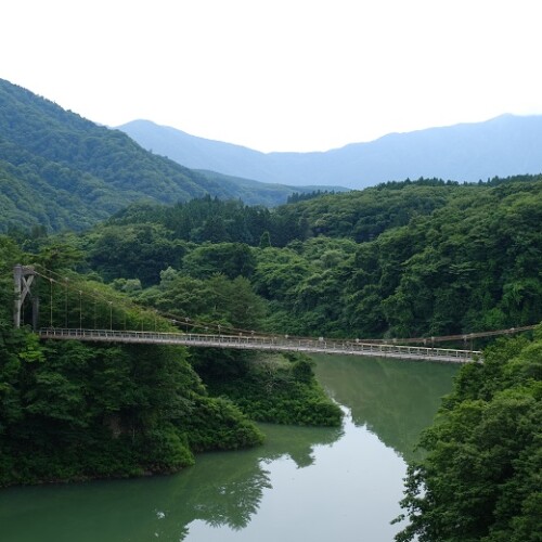 鳴子ダムの７月の風景写真