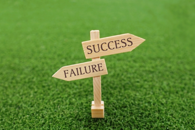 失敗は成功の基のイメージ写真