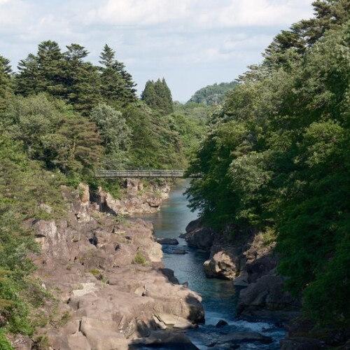 厳美渓の５月の写真