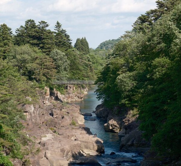 厳美渓の５月の写真