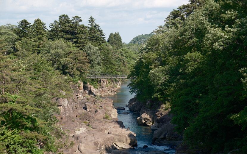 厳美渓の５月の写真