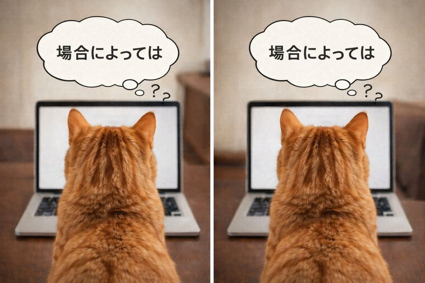 考えてから決める、という選択