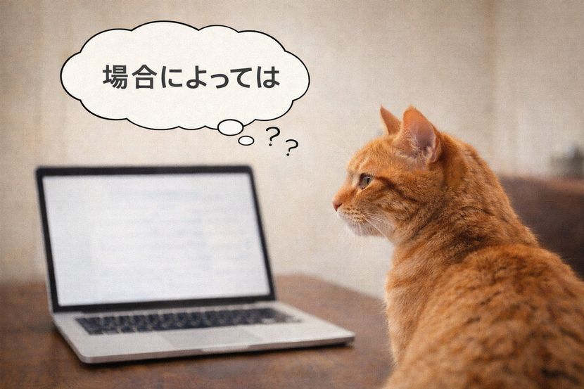 場合によっては、答えは一つじゃない