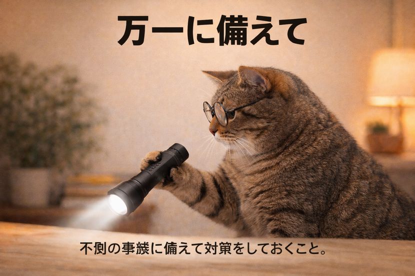 万一に備えて、確認しておく