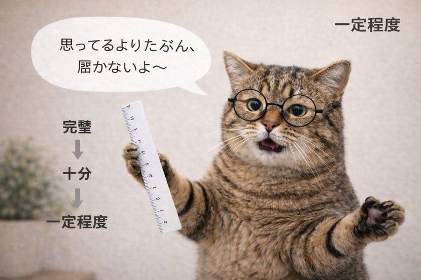 一定程度、という曖昧さ