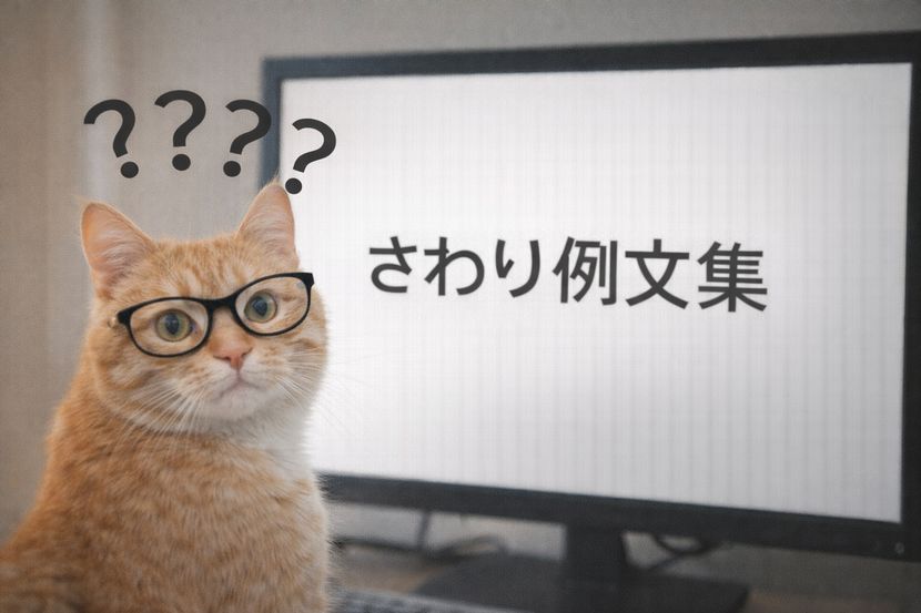 その「さわり」、合っていますか?