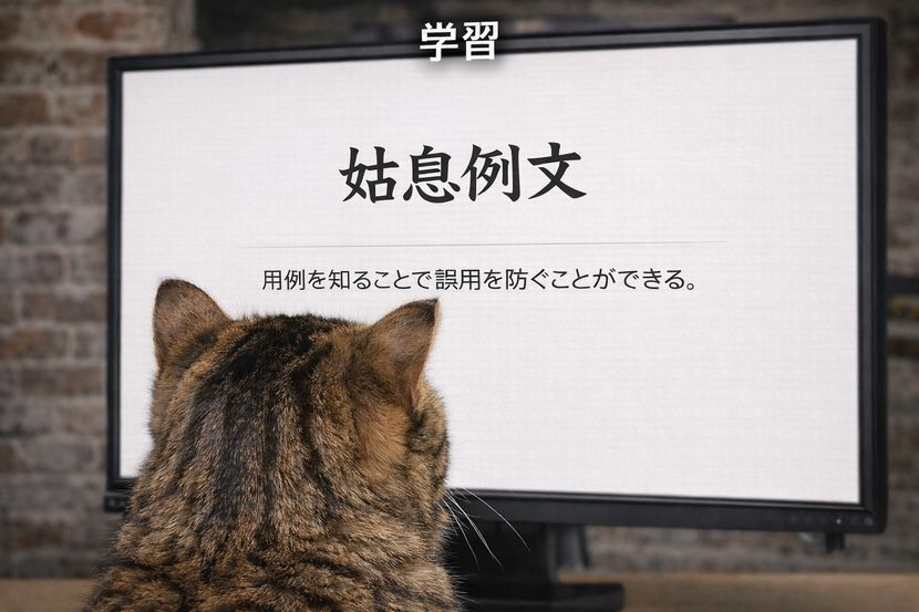 姑息例文を学習中