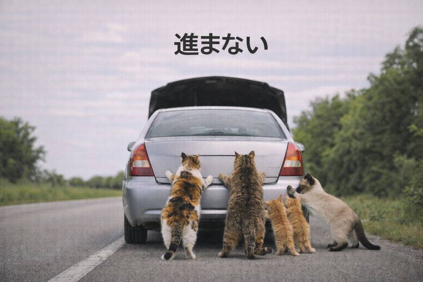 行き詰まる状況