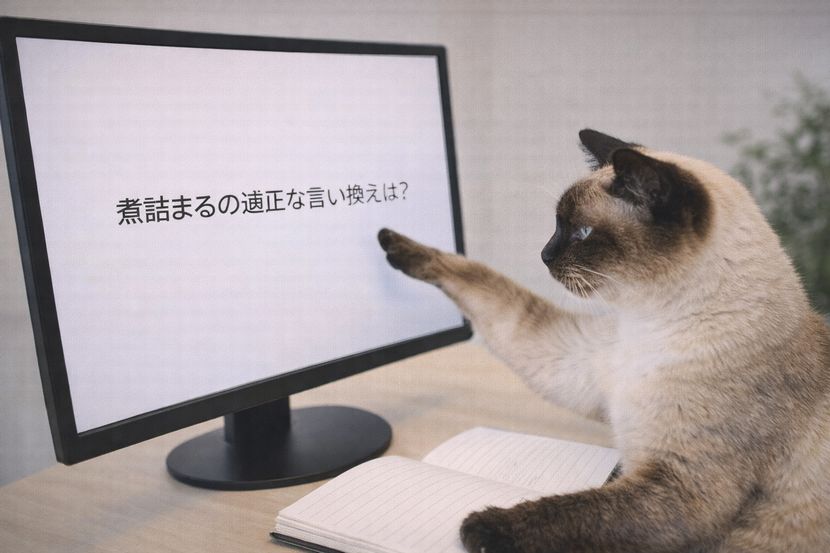 言い換え表現を確認中