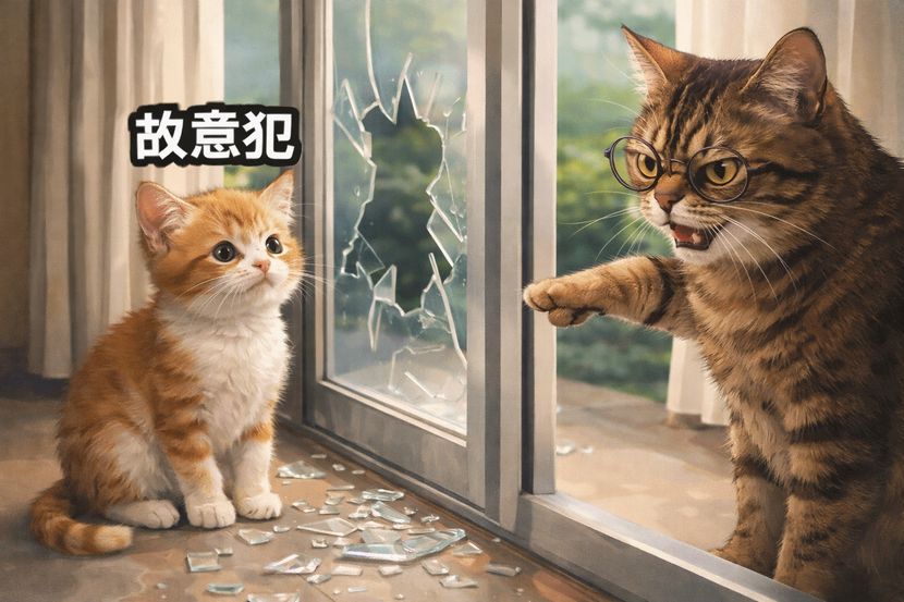 故意犯のイメージ