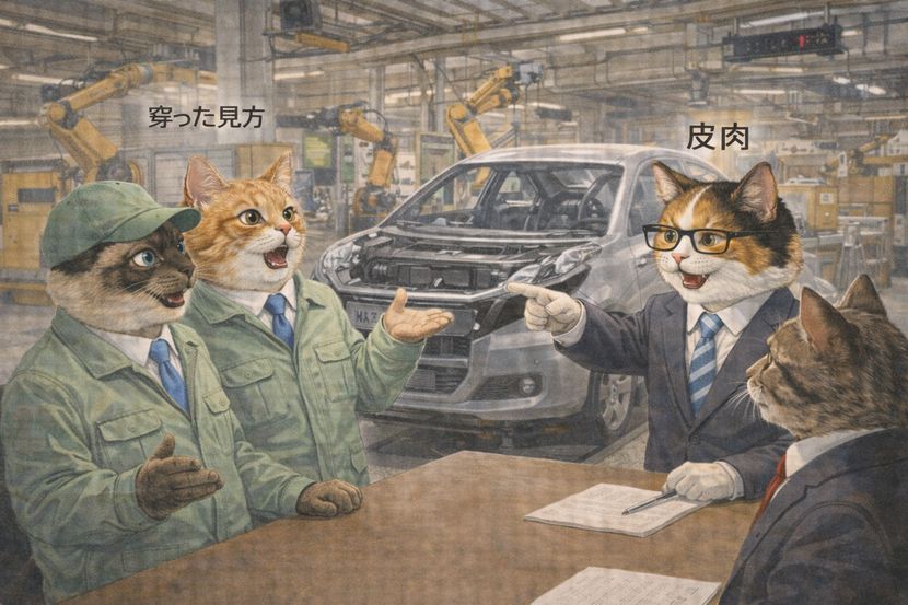 それは穿った見方？それとも皮肉？