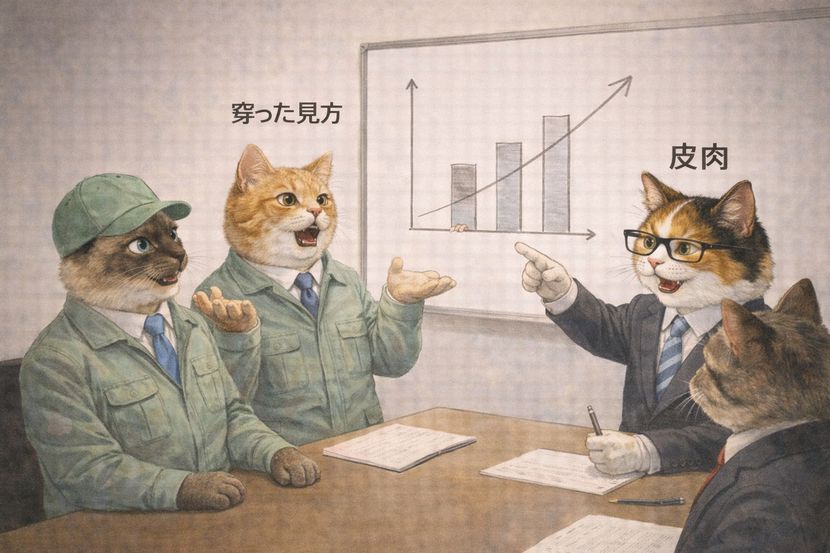 現場で飛び出す「穿った見方」