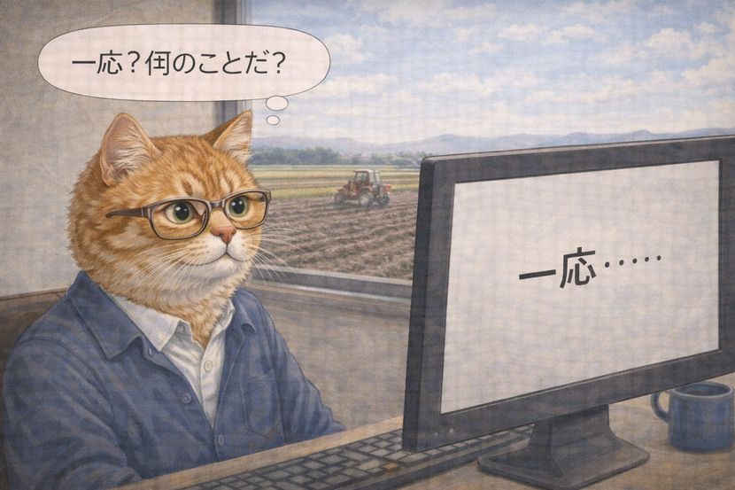 一応？何のことだ？