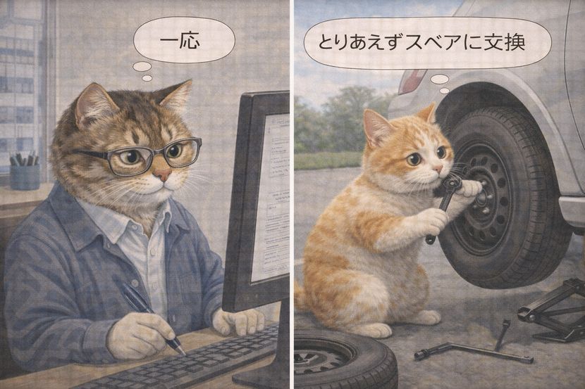 「とりあえず」の対応