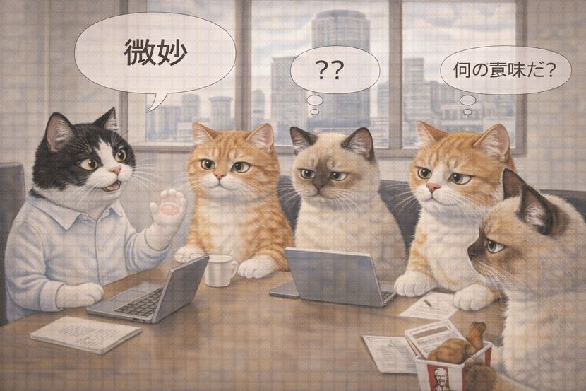 会議で出た「微妙」