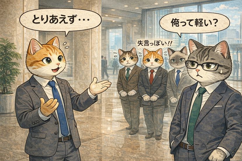 ロビーで起きる「とりあえず」のすれ違い