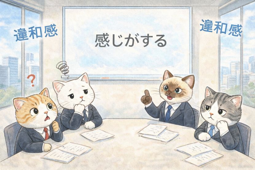 ビジネスの場で問われる「感じがする」の正体