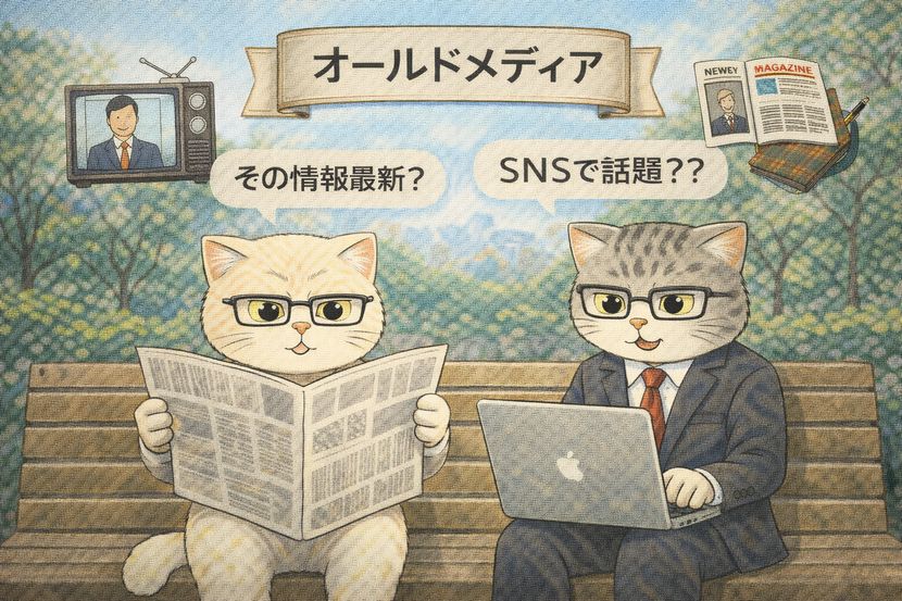 オールドメディアとSNSが並べて語られる時代