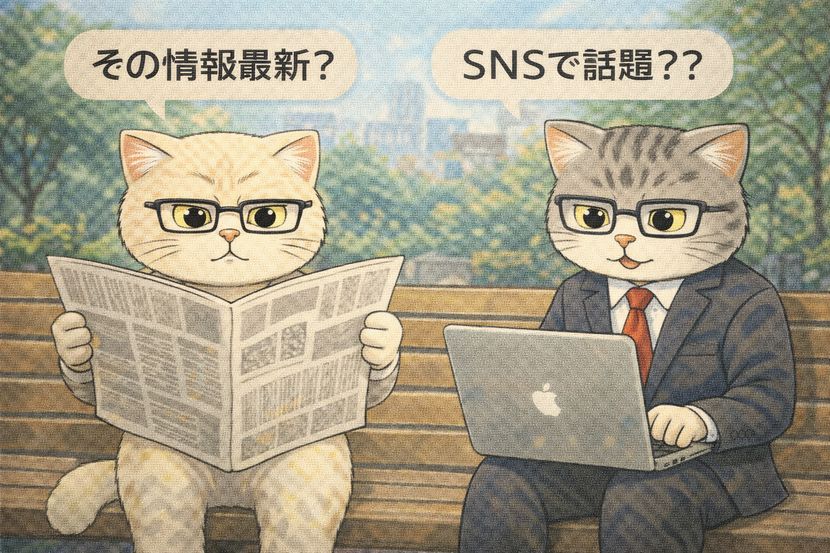 「その情報、最新？」と問われるオールドメディア