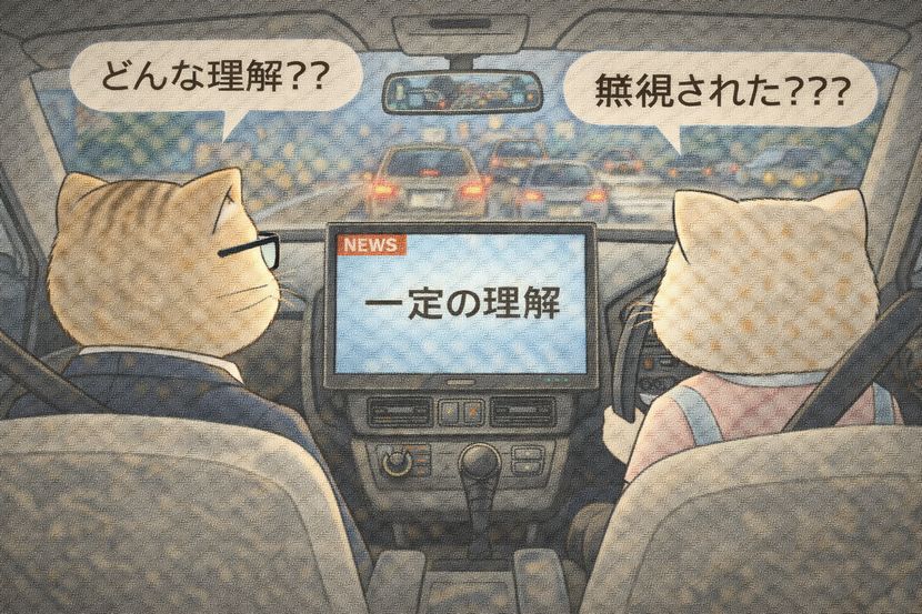 場面が変わっても消えない「一定の理解」の違和感
