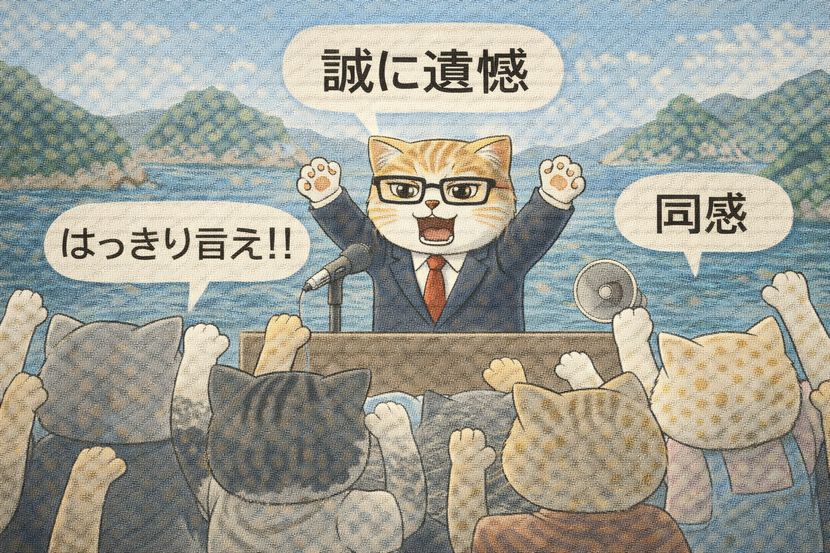 「誠に遺憾」と叫んでも収まらない空気