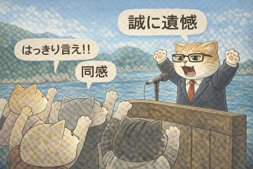 横から見ると浮き彫りになる「誠に遺憾」の限界