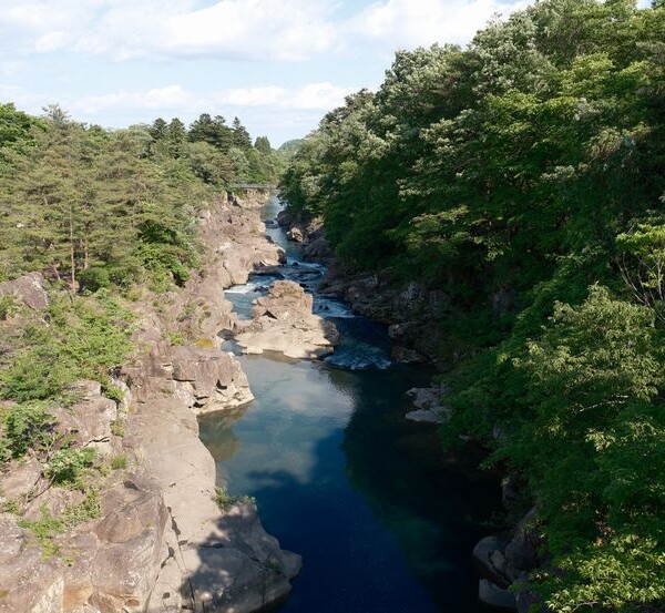 厳美渓の５月の写真