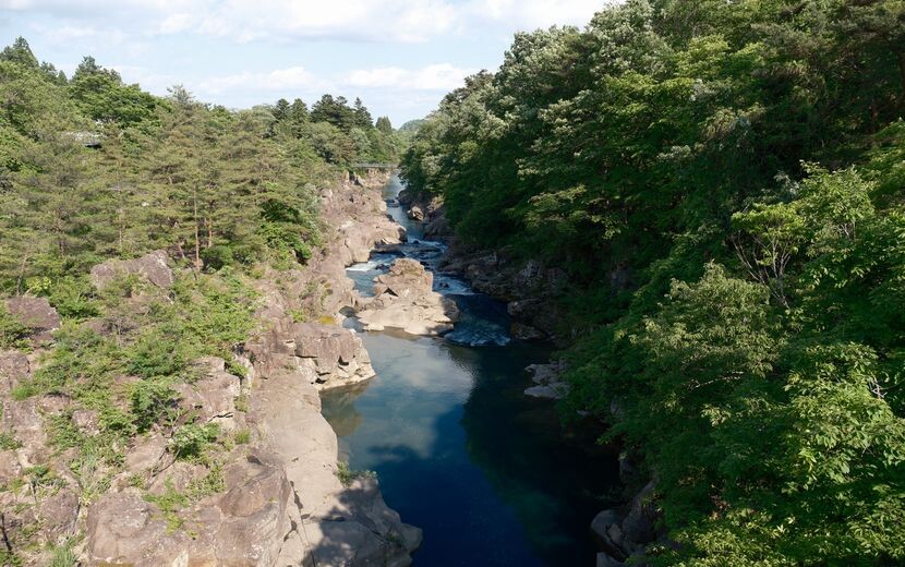 厳美渓の５月の写真