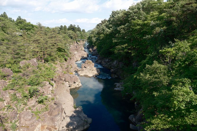 厳美渓の５月の写真