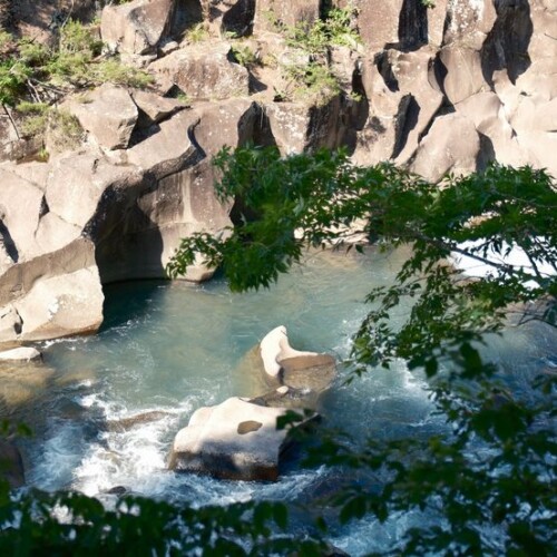 厳美渓の五月の写真